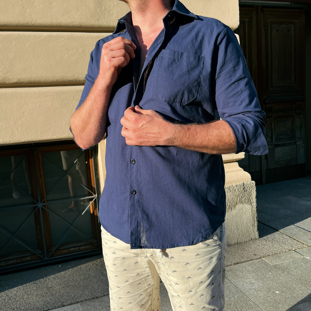 Lightweight Men's Cotton Shirt – Elias