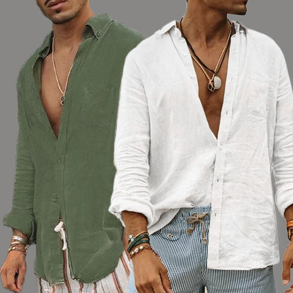 Lightweight Men's Cotton Shirt – Elias