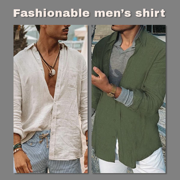 Lightweight Men's Cotton Shirt – Elias