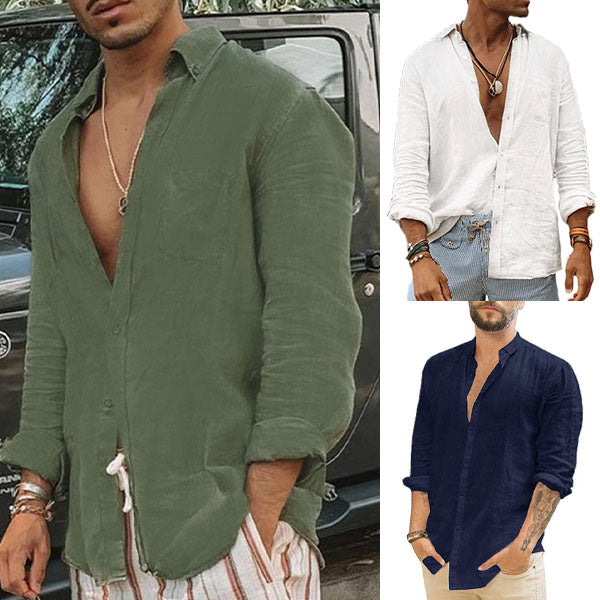 Lightweight Men's Cotton Shirt – Elias