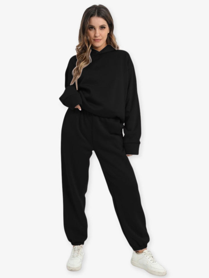 Relaxed-Fit Hoodie Set In An Athleisure Style - Bertha