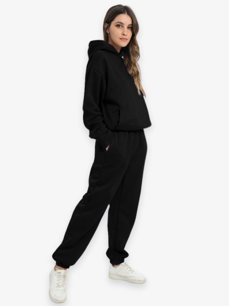 Relaxed-Fit Hoodie Set In An Athleisure Style - Bertha