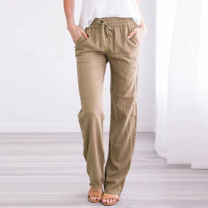 Relaxed-Fit Women's Trousers With Drawstring - Nettie