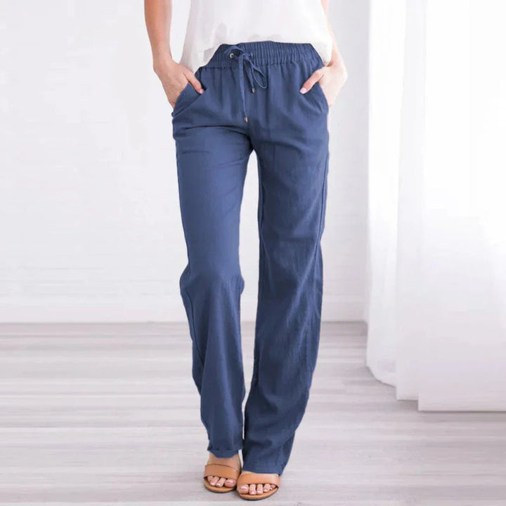 Relaxed-Fit Women's Trousers With Drawstring - Nettie