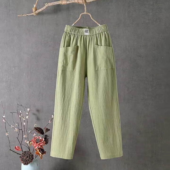 Relaxed-Fit Women's Trousers With Elasticated Waist - Melba
