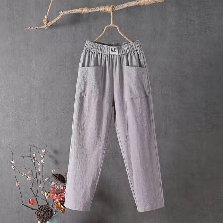 Relaxed-Fit Women's Trousers With Elasticated Waist - Melba