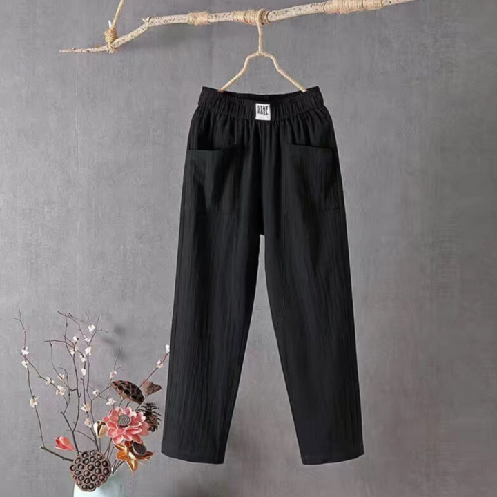 Relaxed-Fit Women's Trousers With Elasticated Waist - Melba