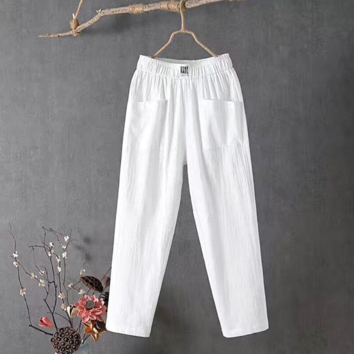 Relaxed-Fit Women's Trousers With Elasticated Waist - Melba