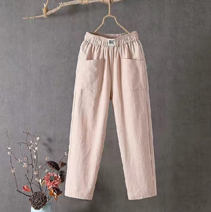 Relaxed-Fit Women's Trousers With Elasticated Waist - Melba