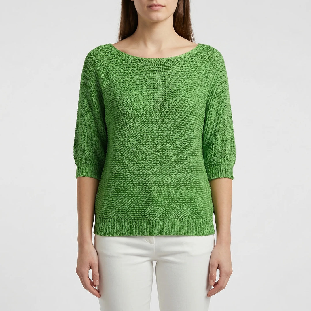 Relaxed Fit Batwing Sleeve Jumper - Janet