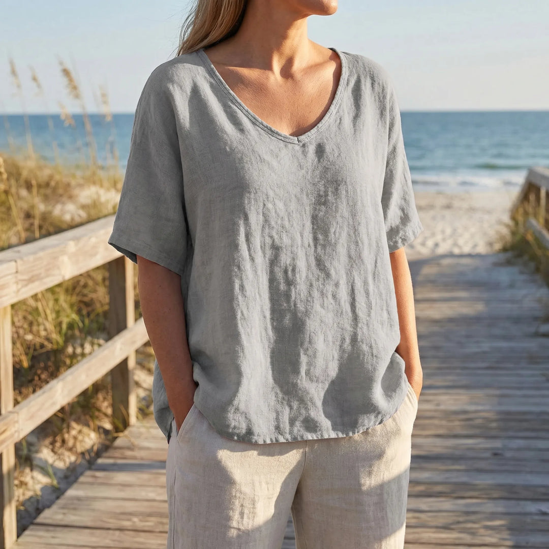 Relaxed Fit Casual Summer Top - Denise