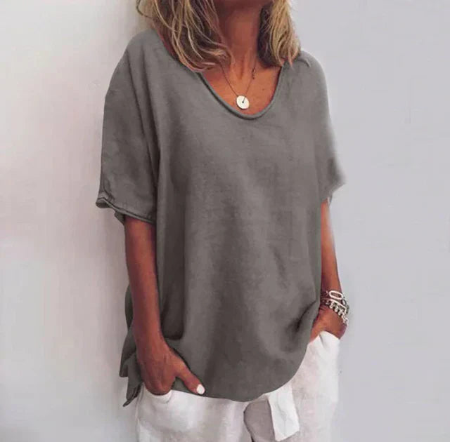 Relaxed Fit Casual Summer Top - Denise