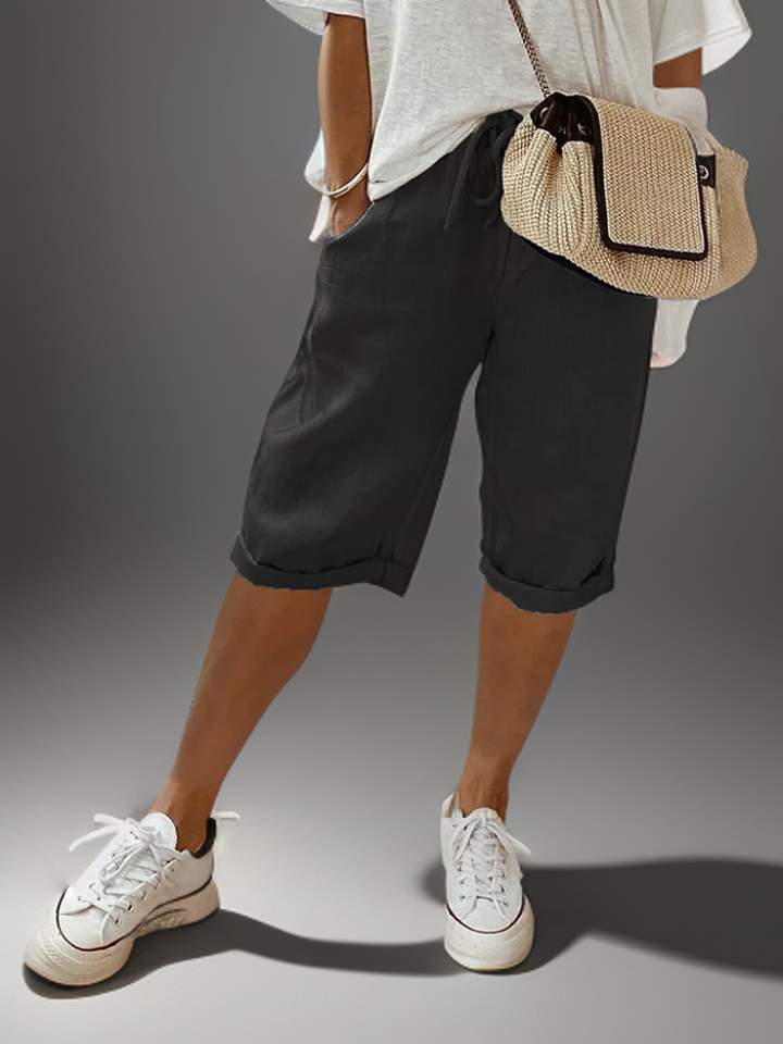 Relaxed Fit Drawstring Shorts - Joy