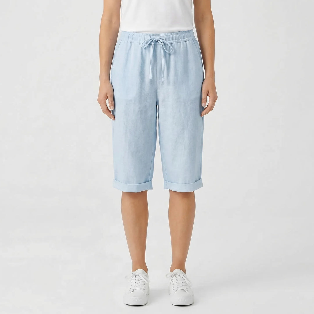 Relaxed Fit Drawstring Shorts - Joy