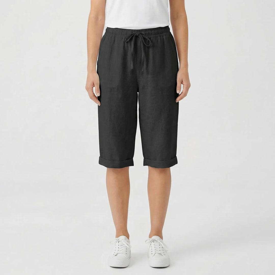 Relaxed Fit Drawstring Shorts - Joy