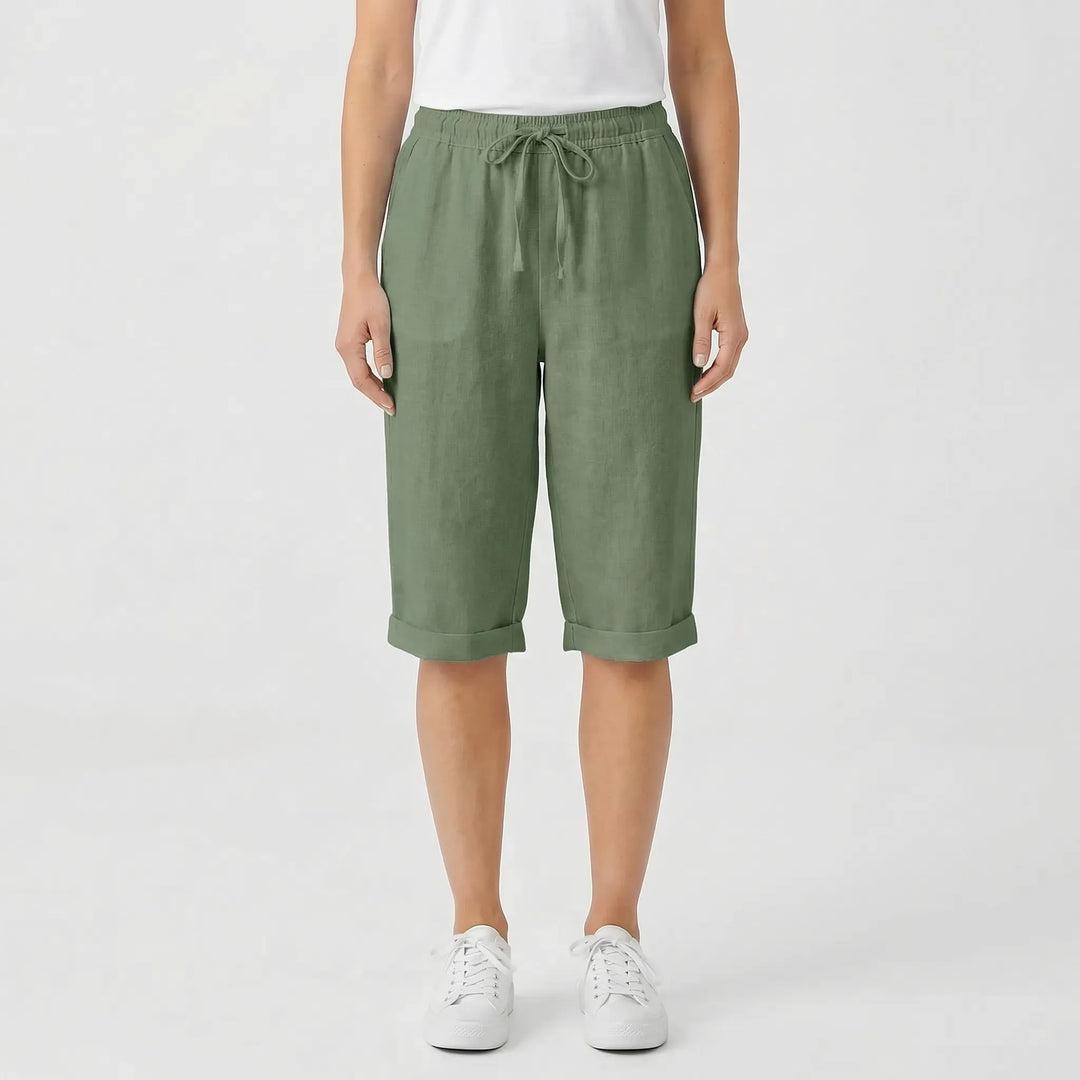 Relaxed Fit Drawstring Shorts - Joy
