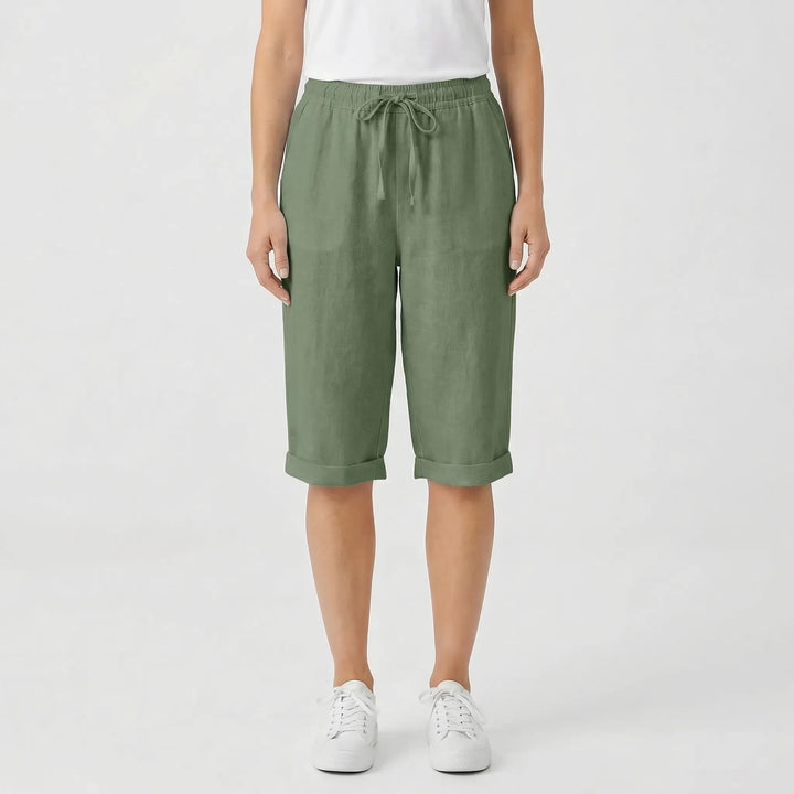 Relaxed Fit Drawstring Shorts - Joy