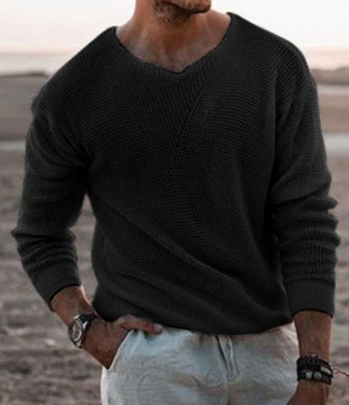 Relaxed Fit Long-Sleeve Jumper - Tim