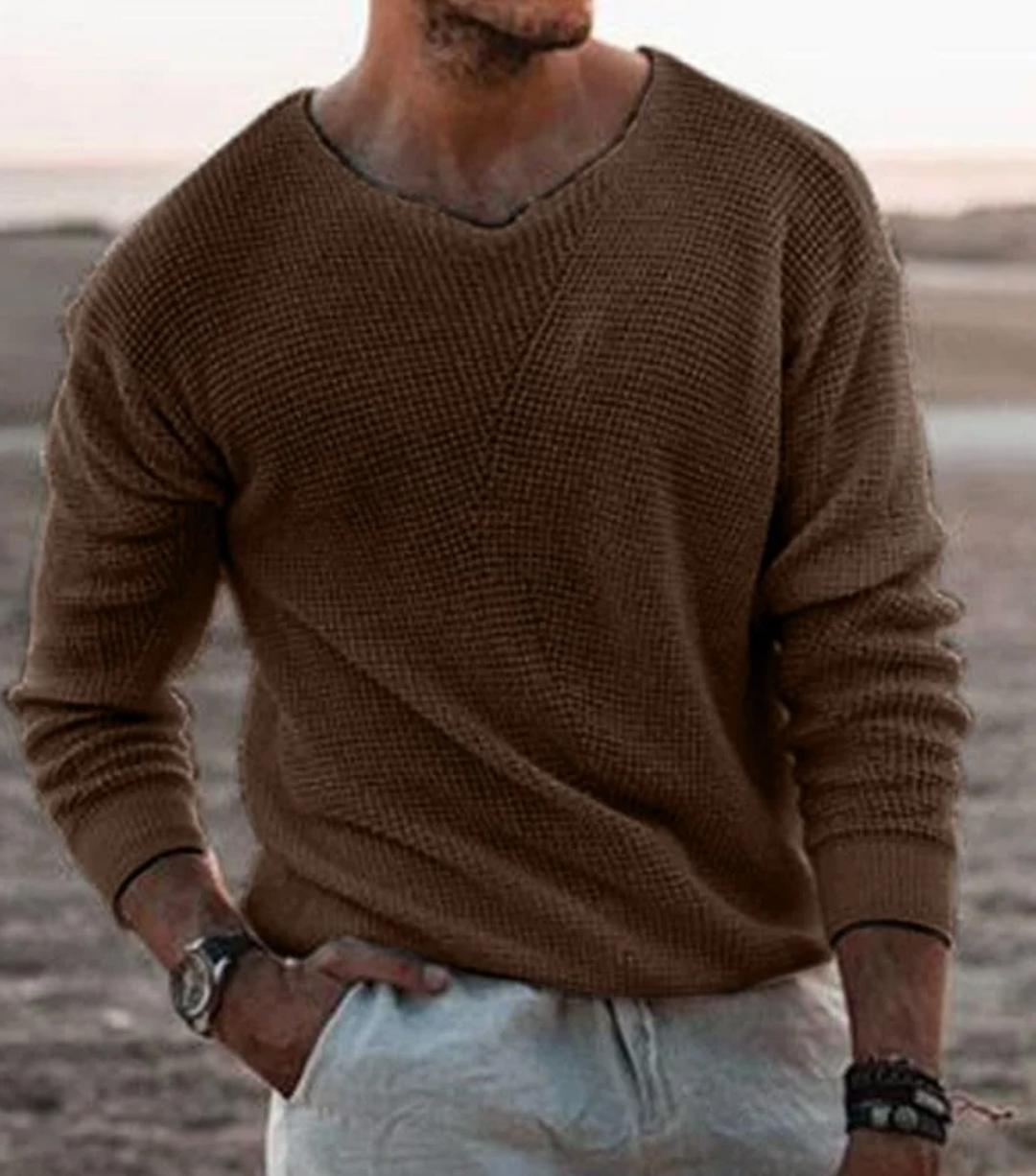 Relaxed Fit Long-Sleeve Jumper - Tim
