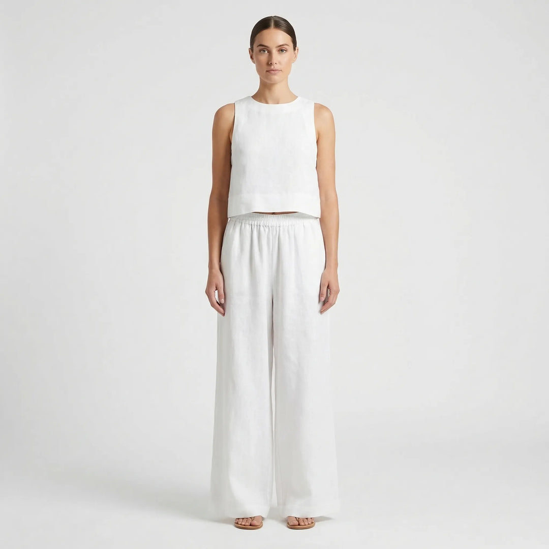 Relaxed Fit Matching Top And Trouser Set - Gina