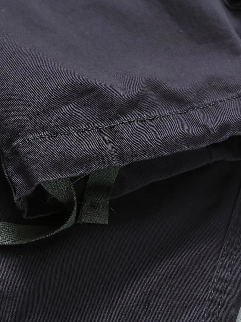 Relaxed Fit Multi-Pocket Cargo Trousers - Shane