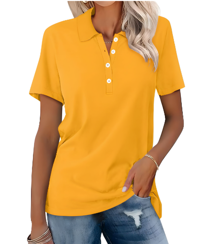 Relaxed Fit Women's Polo Shirt - Courtney