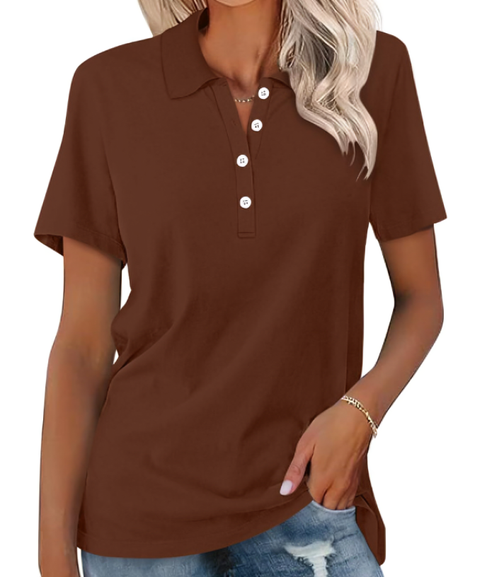 Relaxed Fit Women's Polo Shirt - Courtney