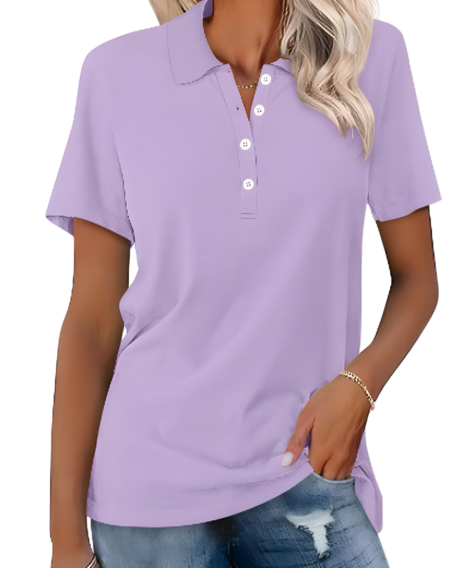 Relaxed Fit Women's Polo Shirt - Courtney