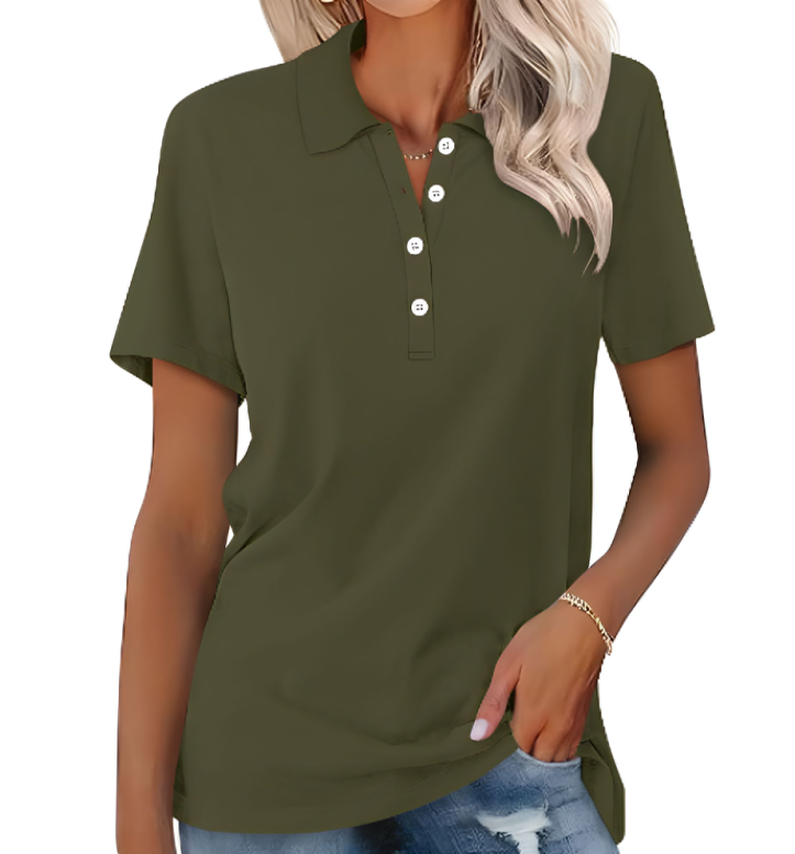 Relaxed Fit Women's Polo Shirt - Courtney