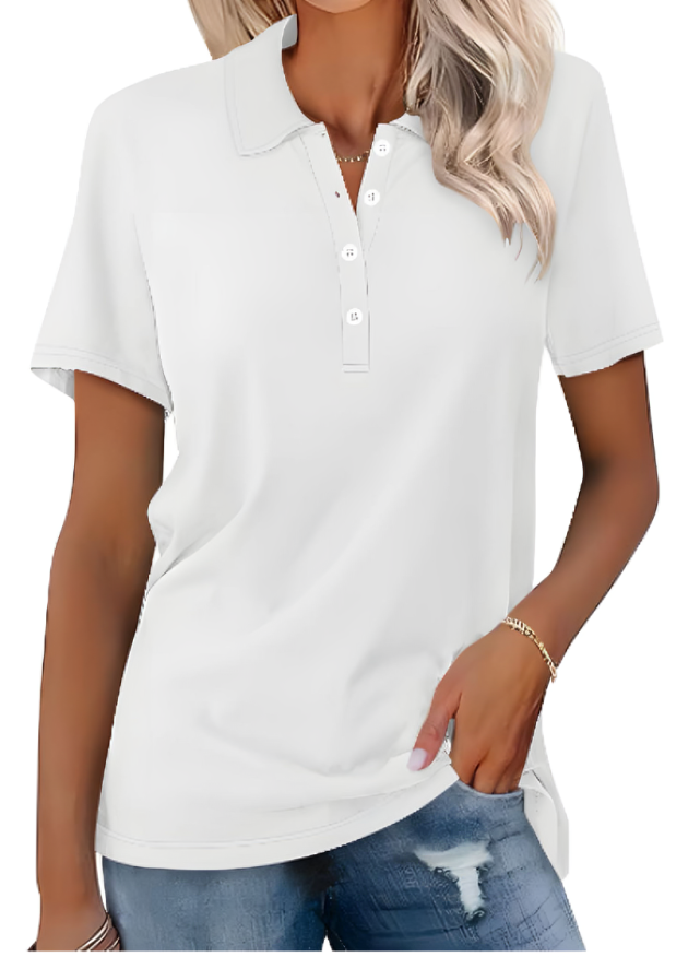 Relaxed Fit Women's Polo Shirt - Courtney