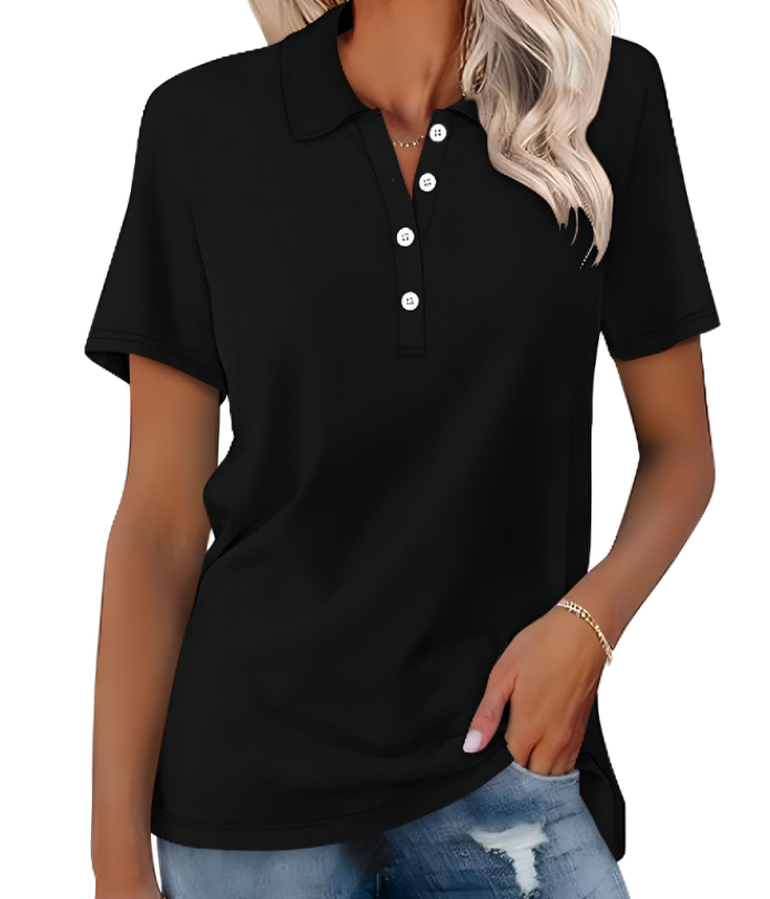 Relaxed Fit Women's Polo Shirt - Courtney