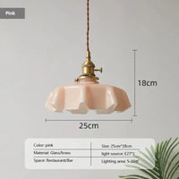 Franse mosiężna lampa wisząca - BrassChic
