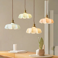 Franse mosiężna lampa wisząca - BrassChic
