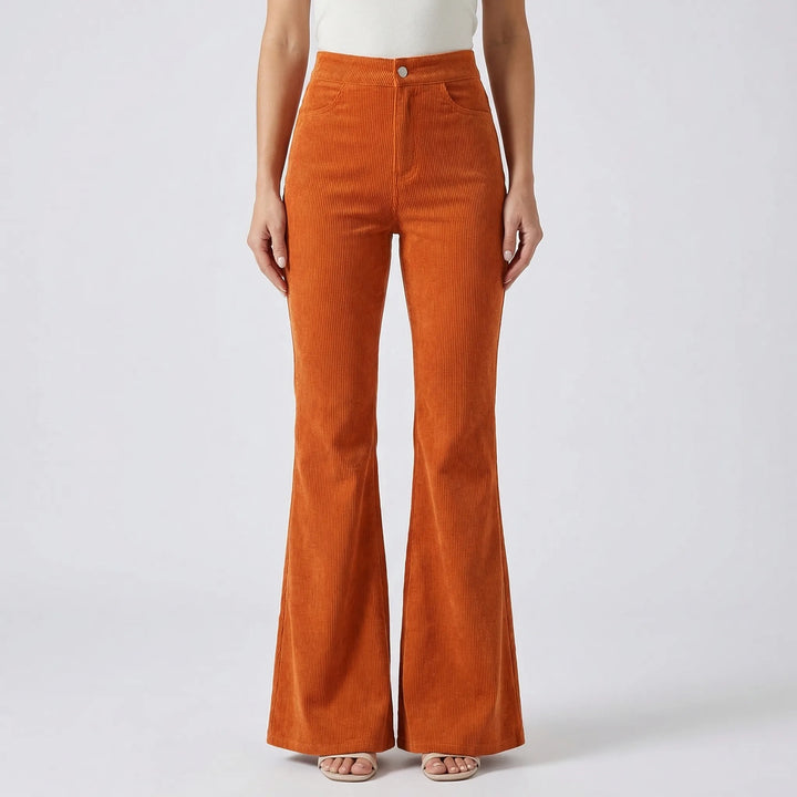 Retro-Inspired Flared Women's Trousers - Kristin