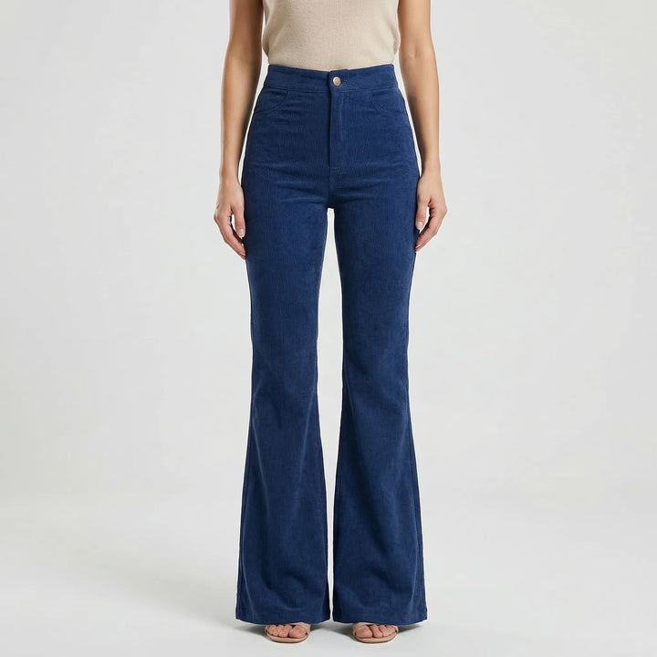 Retro-Inspired Flared Women's Trousers - Kristin