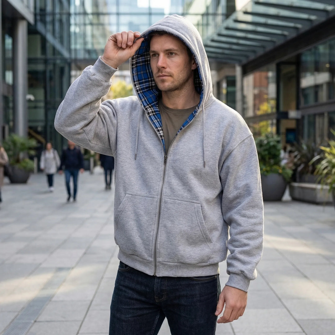Reversible Oversized Hooded Sweatshirt - Josh
