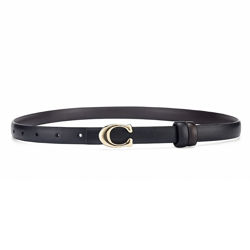 Reversible Slim C-Buckle Belt - Marjorie