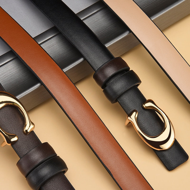 Reversible Slim C-Buckle Belt - Marjorie