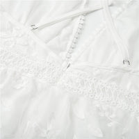 Sammy Jackson™Reina Romantische Jurk | Een elegante, witte zomerjurk