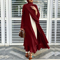 Sammy Jackson™ Open Amina Abaya with Hijab | A beautiful & airy abaya