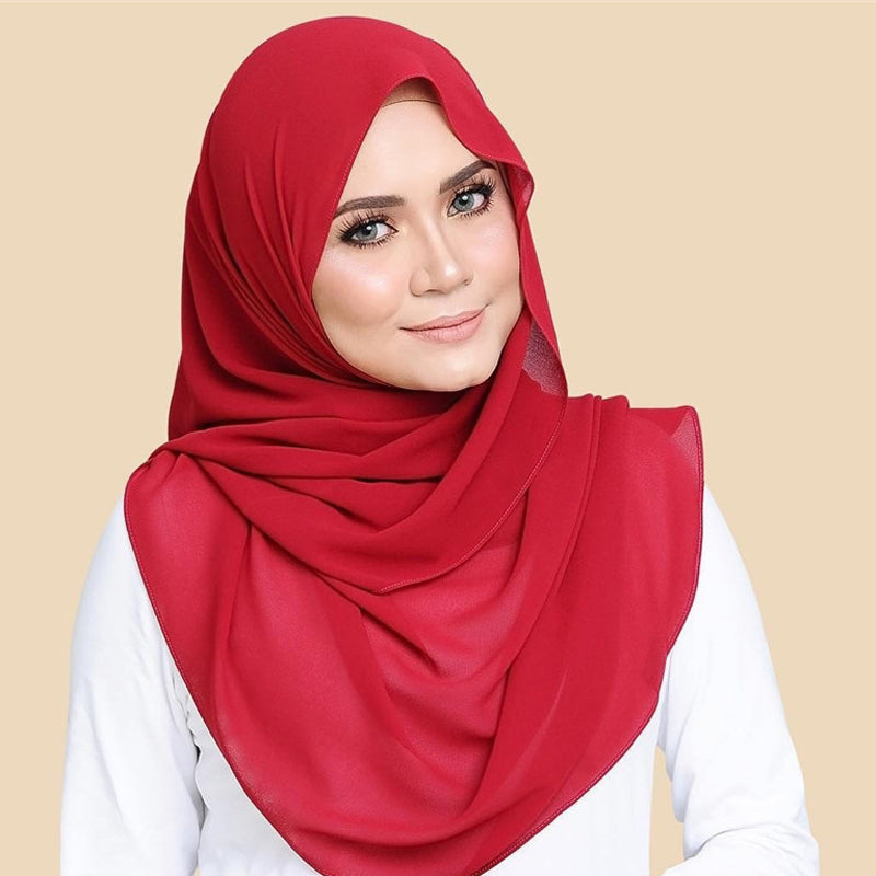 Sammy Jackson™ Luxx Chiffon Hijab | Een ultrazachte & comfortabele hoofddoek