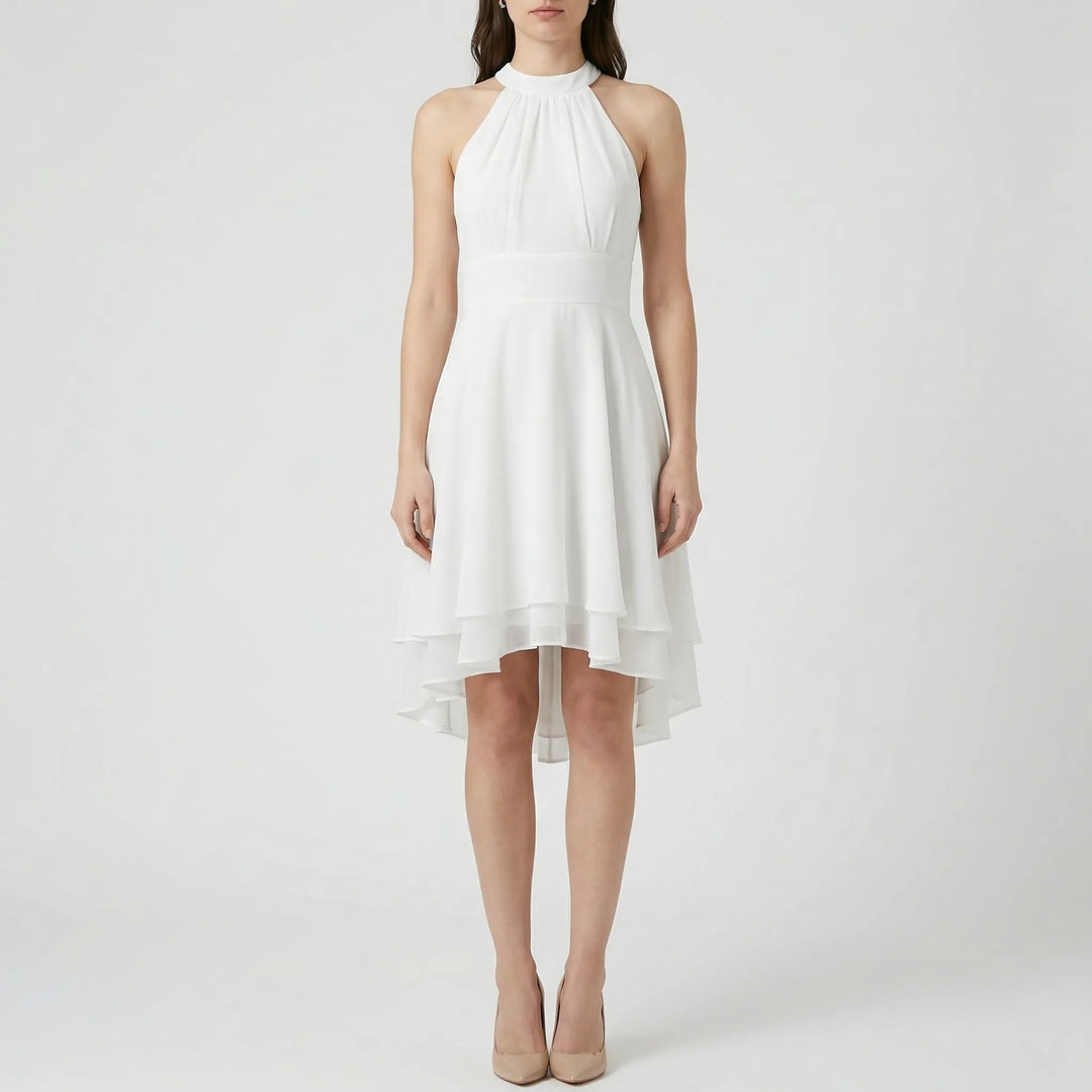 Romantisches Abendkleid Mit Volants - Jessie