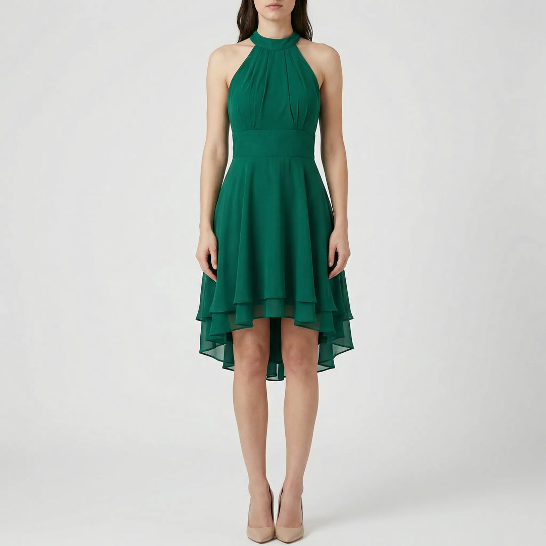 Romantisches Abendkleid Mit Volants - Jessie