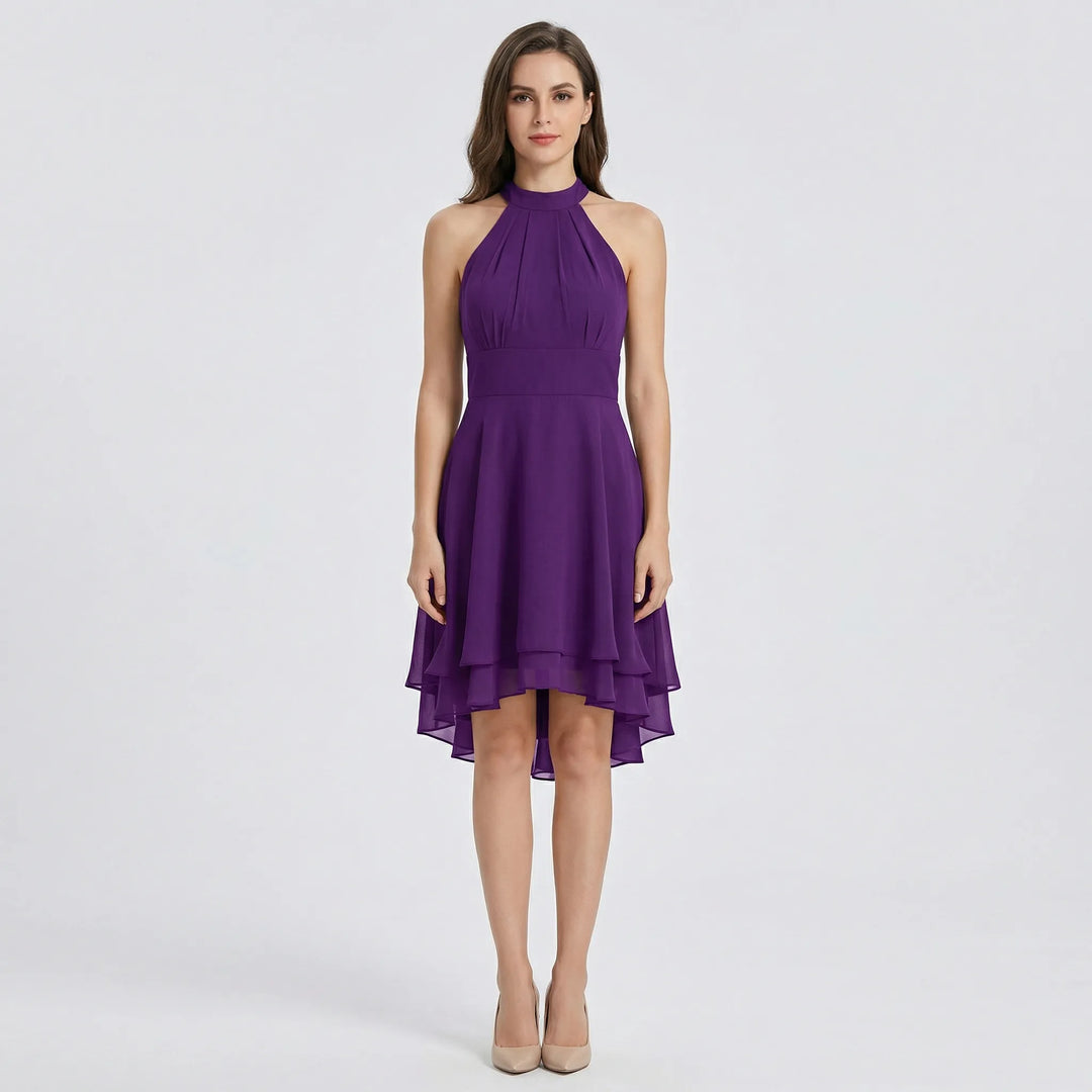 Romantisches Abendkleid Mit Volants - Jessie
