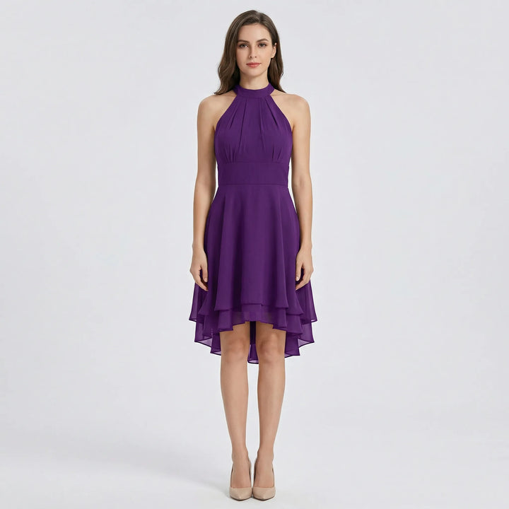 Romantisches Abendkleid Mit Volants - Jessie