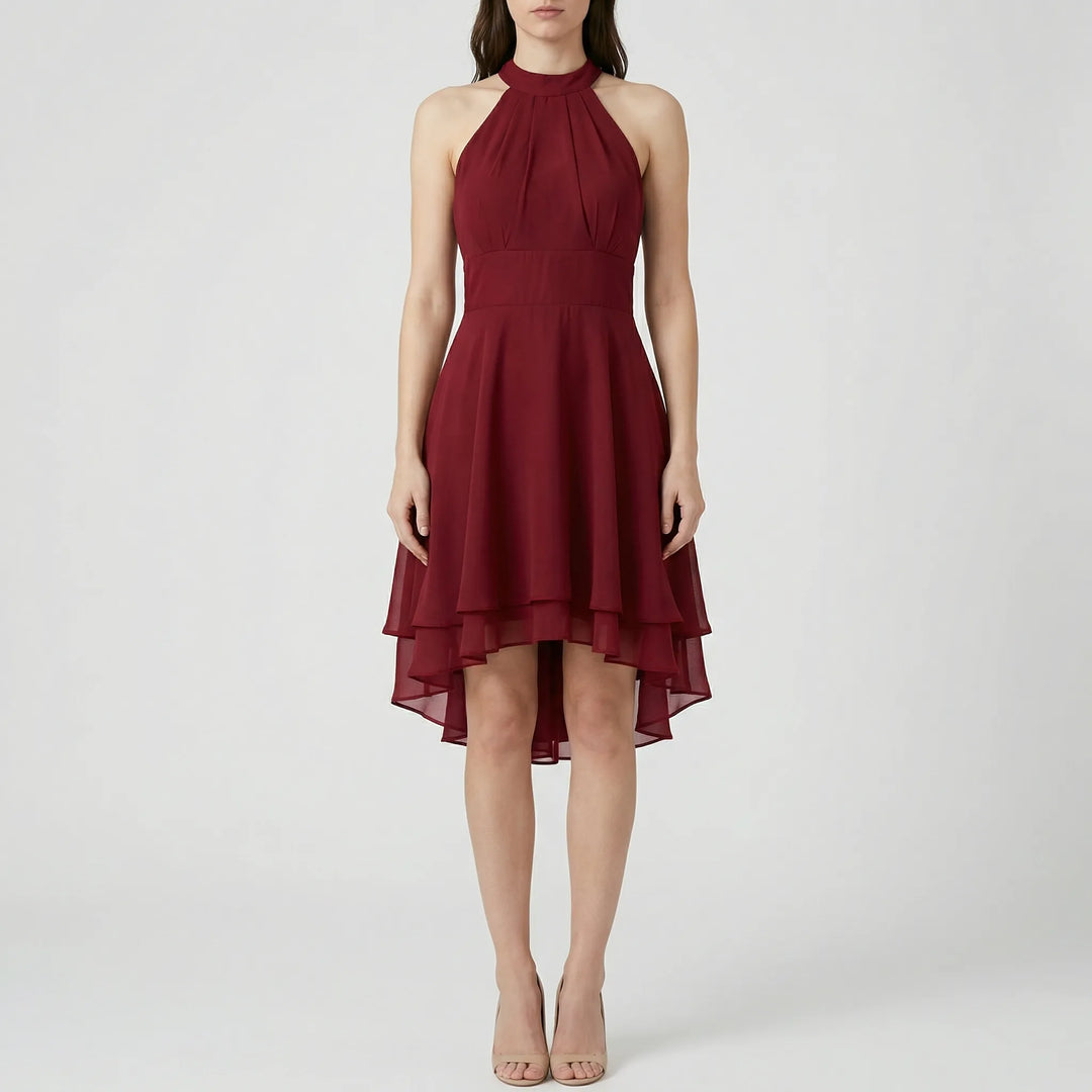 Romantisches Abendkleid Mit Volants - Jessie