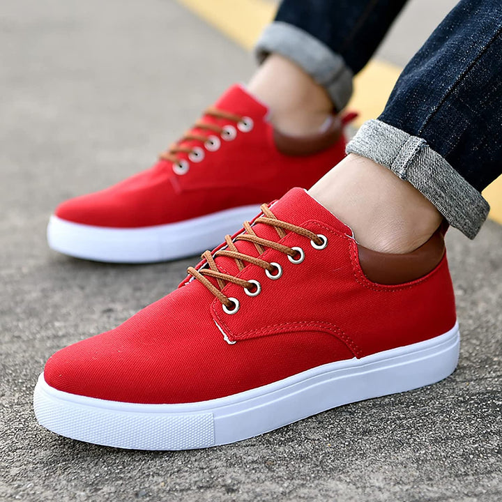 Sammy Jackson™ David Sneakers | Stoere herensneakers met witte zool