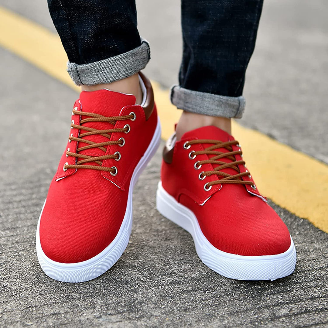 Sammy Jackson™ David Sneakers | Stoere herensneakers met witte zool