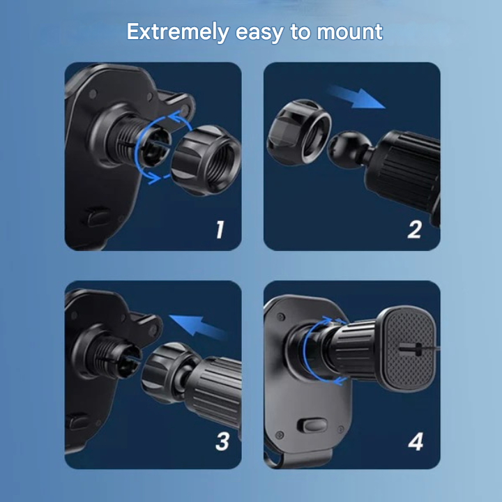 Universal Car Phone Holder with Vent Clip – Griponix