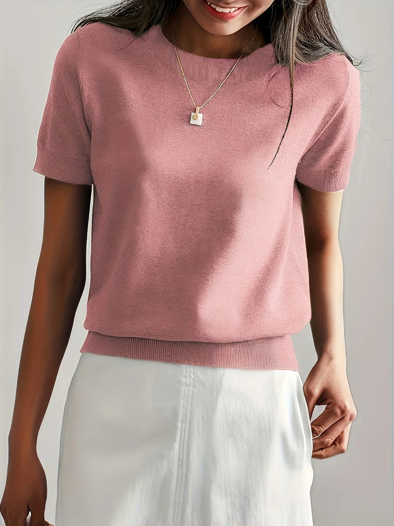Women's Short Sleeve Sweater – Mila